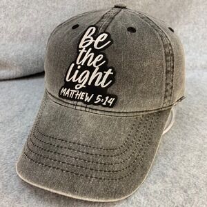Be the Light Matthew 5:14 Unisex Gray Unbranded Baseball Cap Adjustable OSFM